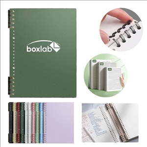 10 Color Plastic Cover Lined Journals for Writing 120 Sheets Wide Ruled Notebook